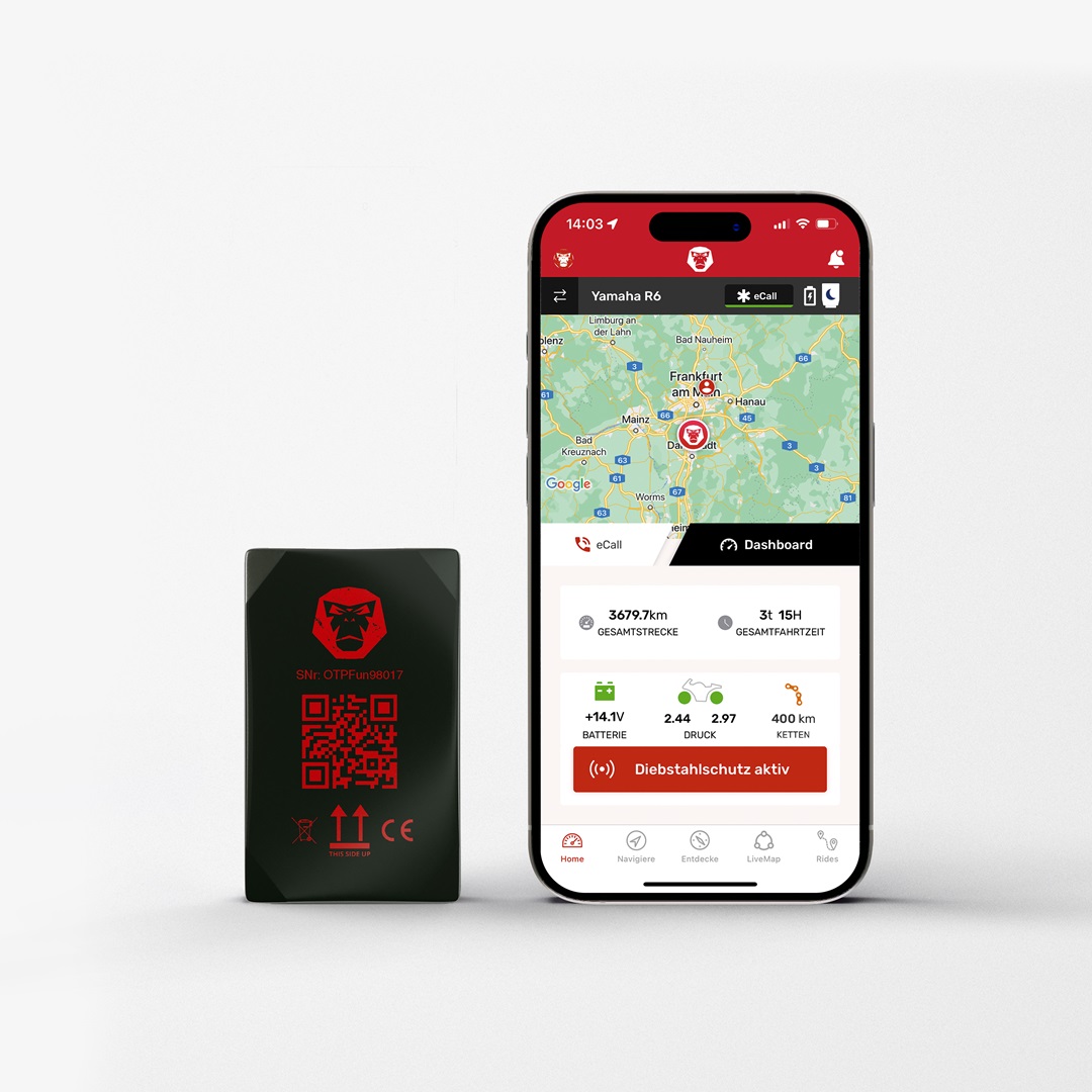 RideLink WingMan Free GPS Tracker ohne Abo