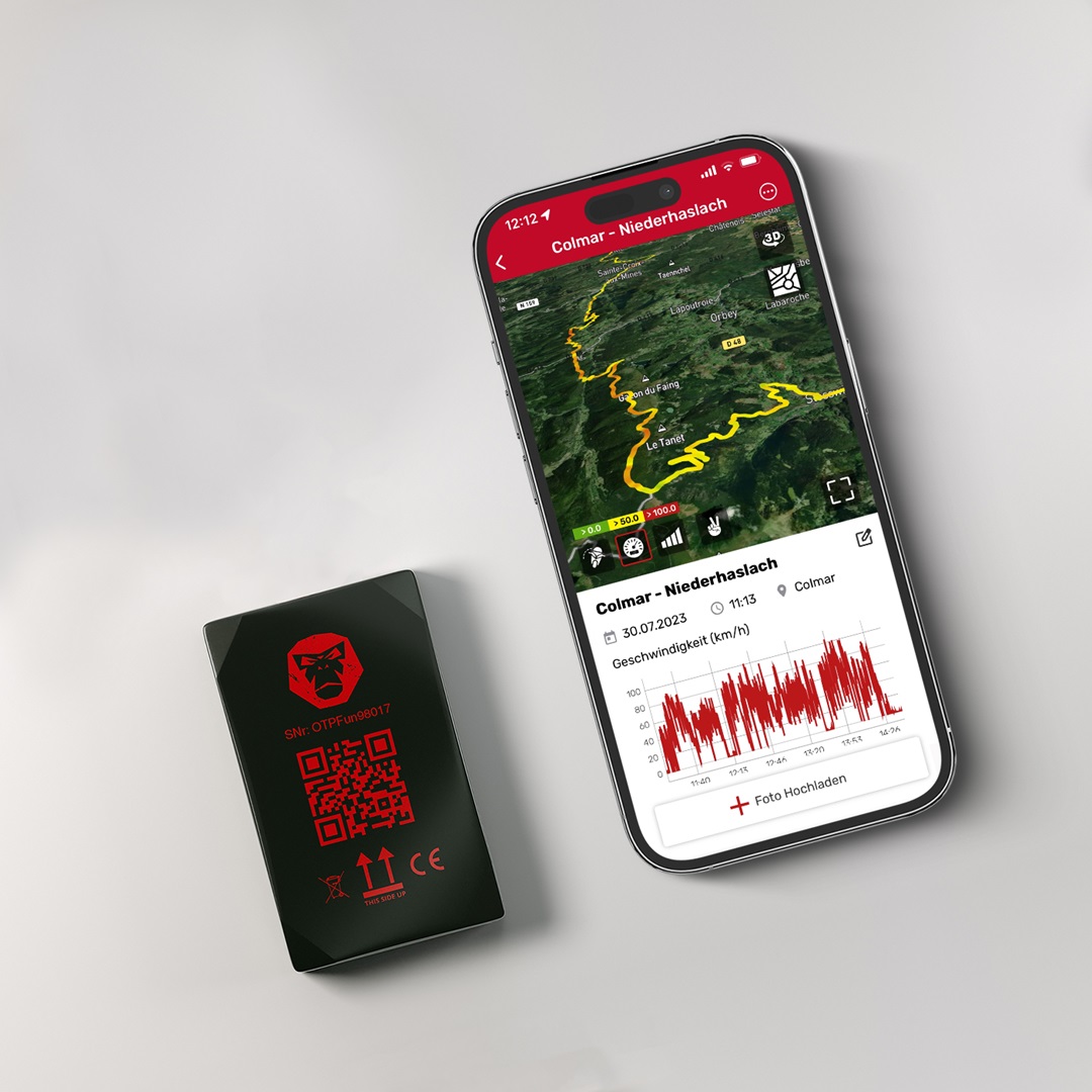 RideLink Premium – Unlimitiertes Live-Tracking mit 3D Routenansicht und Geschwindigkeitsprofil